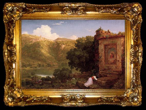 framed  Thomas Cole II Penseroso, ta009-2